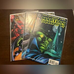 Martian Manhunter Comic Book - Green & Blue Cover